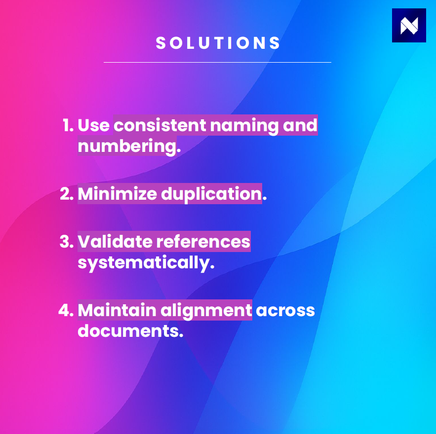 Best practices for cross-referencing in clinical documents