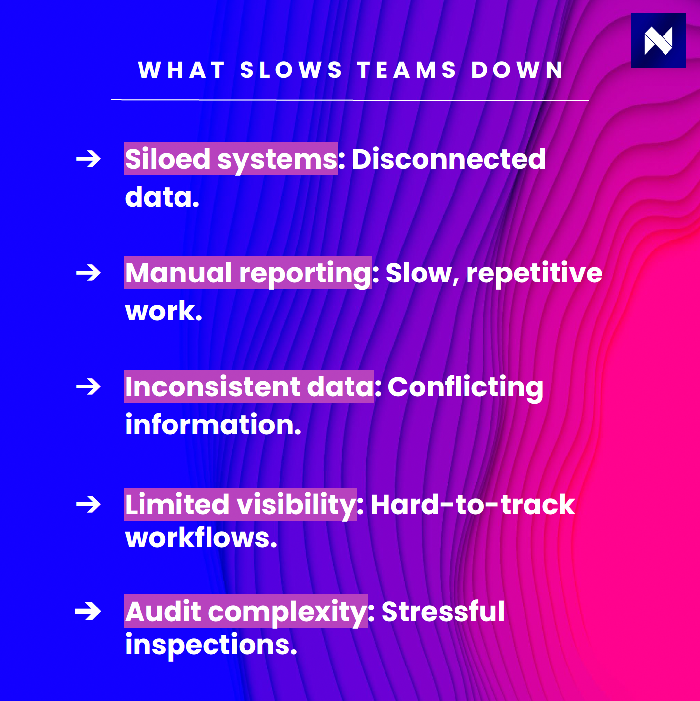 What slows teams down